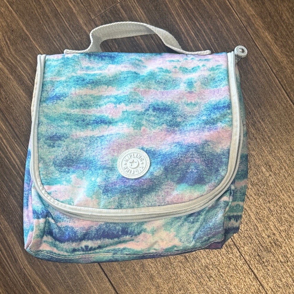 Kipling tie dye Colorful Hanging lunch Bag